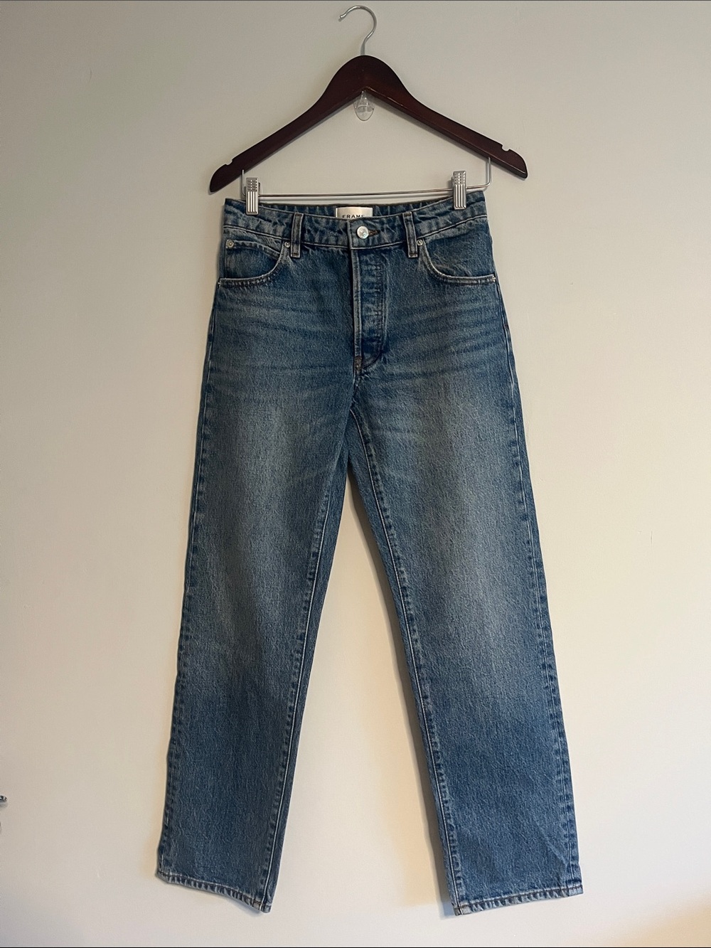 FRAME The Essential Rapture Straight-Leg Jeans - Picture 4 of 14